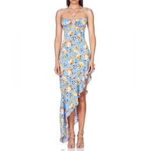 Nookie Satin Maxi Dress